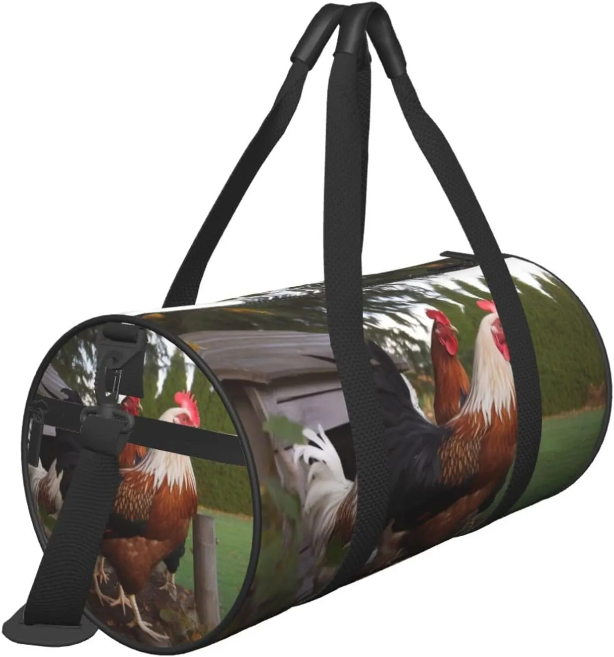 Travel Duffle Bag Weekender Bags For Men Women With Shoe Compartment Large Capacity Weekender Overnight Bag Backyard Chickens Carry On Tote Bags Sport Gym Bag For Travel Yoga