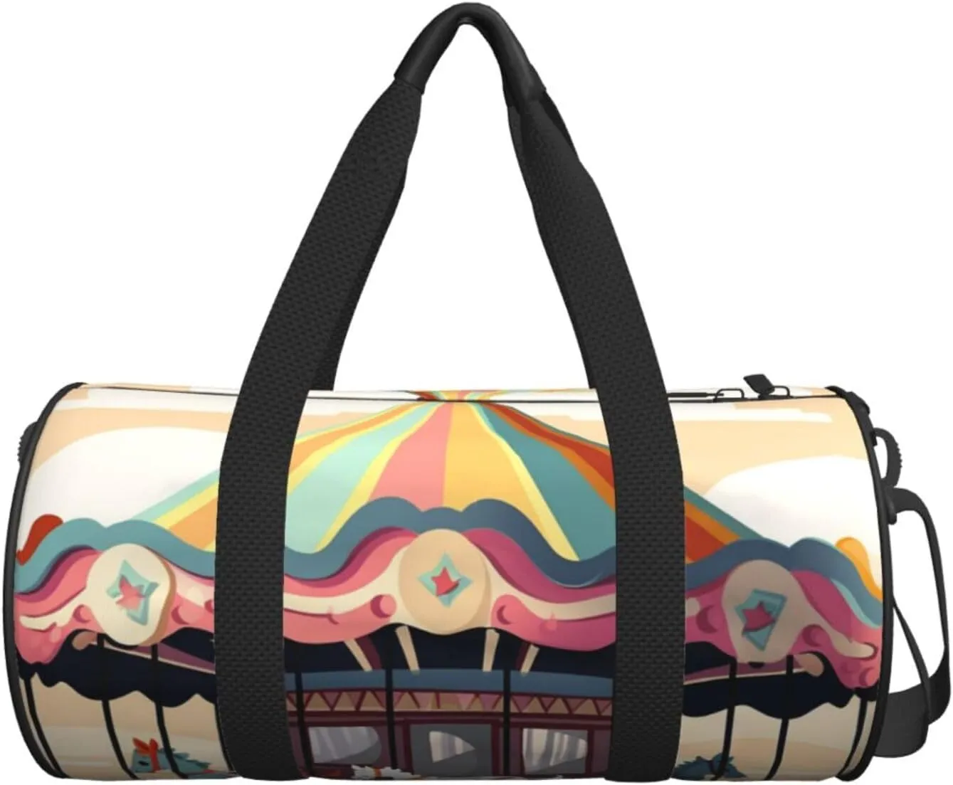 Travel Duffle Bag Weekender Bags for Men Women with Shoe Compartment Large Capacity Weekender Overnight Bag Carousel Carry On Tote Bags Sport Gym Bag for Travel Yoga