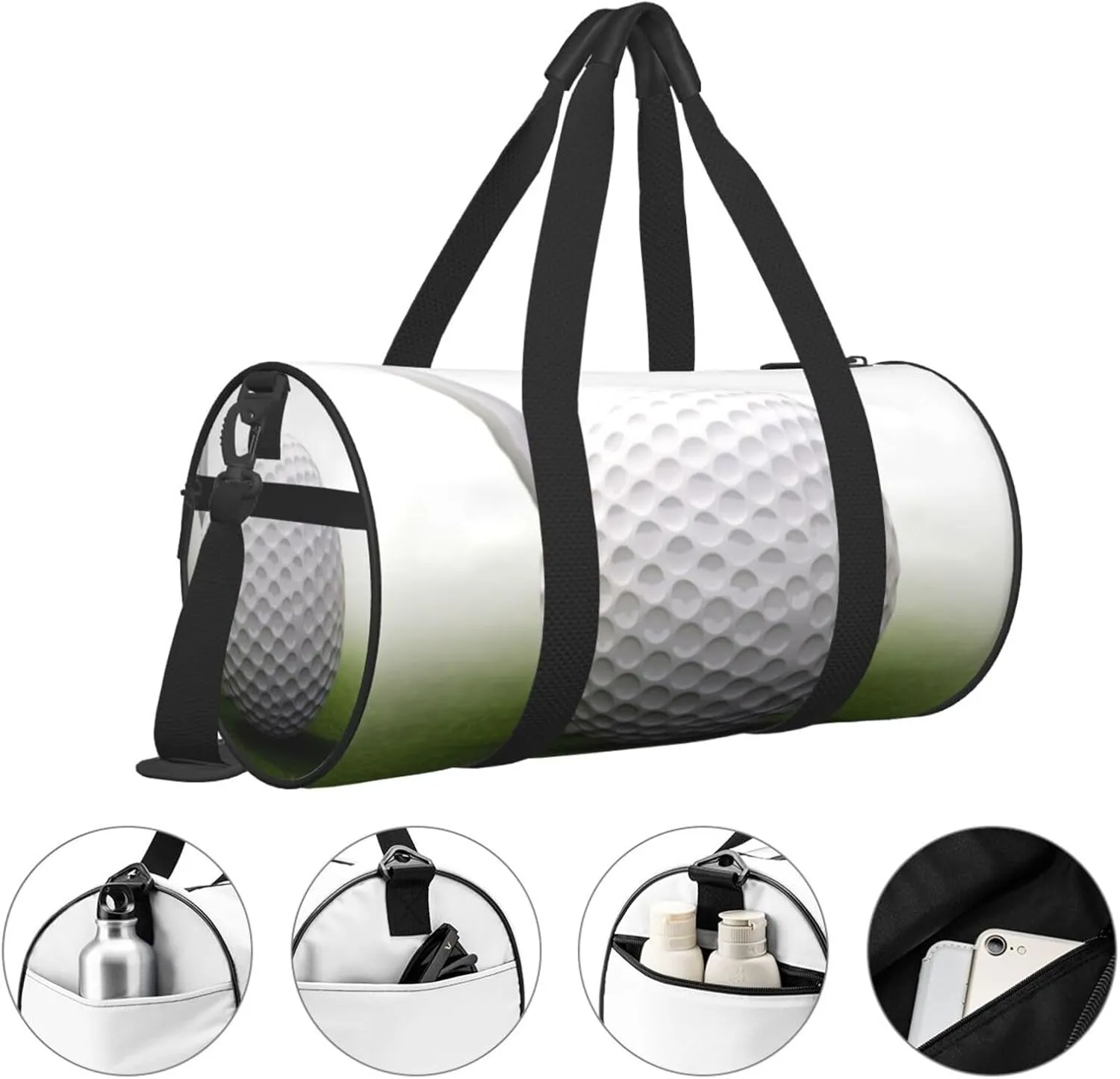 Travel Duffle Bag Weekender Bags For Men Women With Shoe Compartment Large Capacity Weekender Overnight Bag Golf Ball Carry On Tote Bags Sport Gym Bag For Travel Yoga