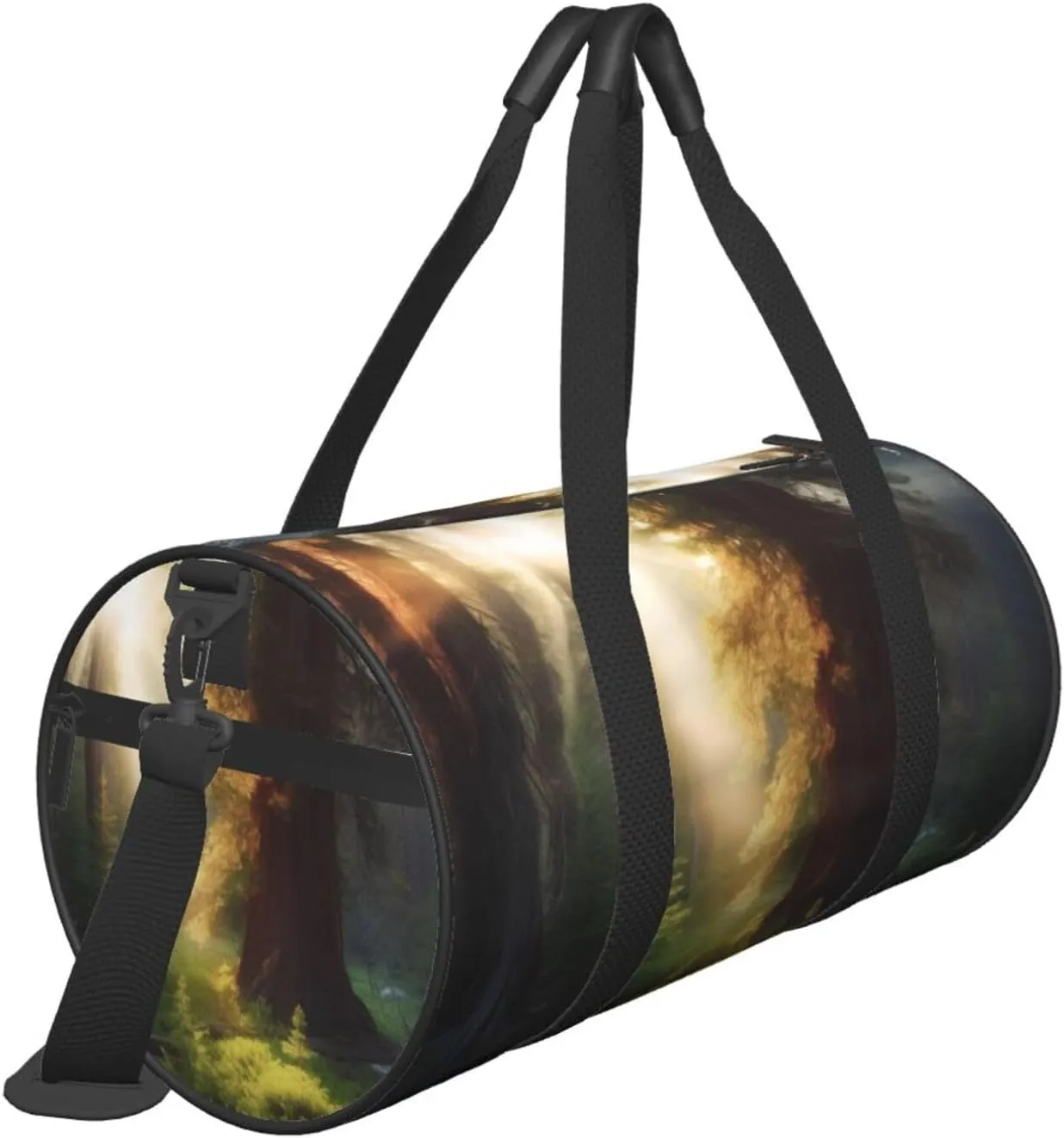 Travel Duffle Bag Weekender Bags For Men Women With Shoe Compartment Large Capacity Weekender Overnight Bag Morning Sunlight In Wilderness Carry On Tote Bags Sport Gym Bag For Travel Yoga