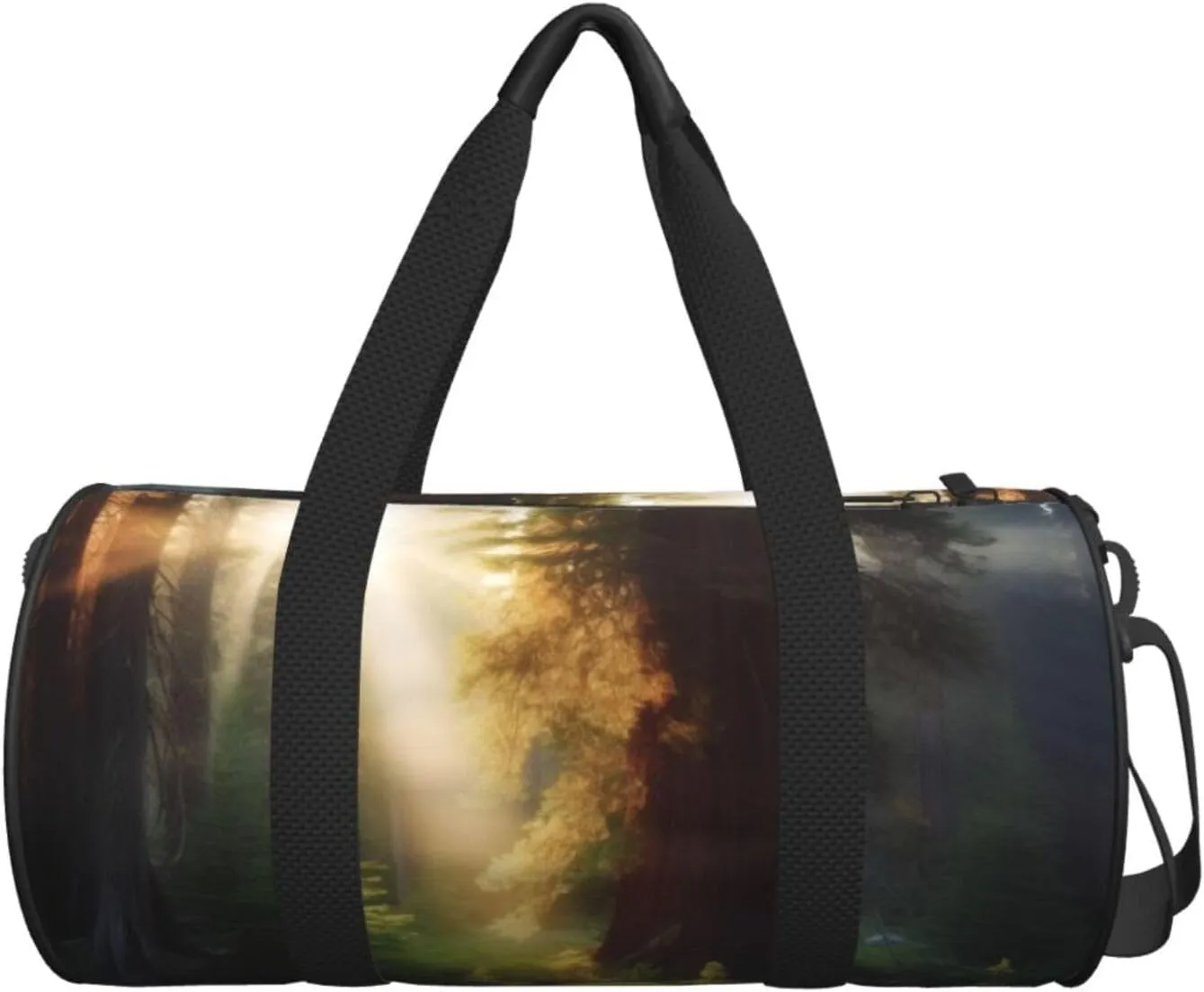 Travel Duffle Bag Weekender Bags For Men Women With Shoe Compartment Large Capacity Weekender Overnight Bag Morning Sunlight In Wilderness Carry On Tote Bags Sport Gym Bag For Travel Yoga