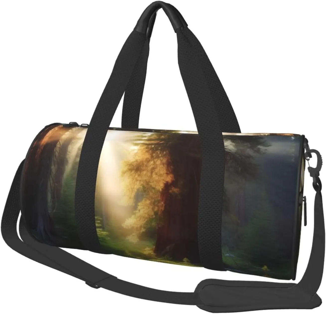 Travel Duffle Bag Weekender Bags For Men Women With Shoe Compartment Large Capacity Weekender Overnight Bag Morning Sunlight In Wilderness Carry On Tote Bags Sport Gym Bag For Travel Yoga