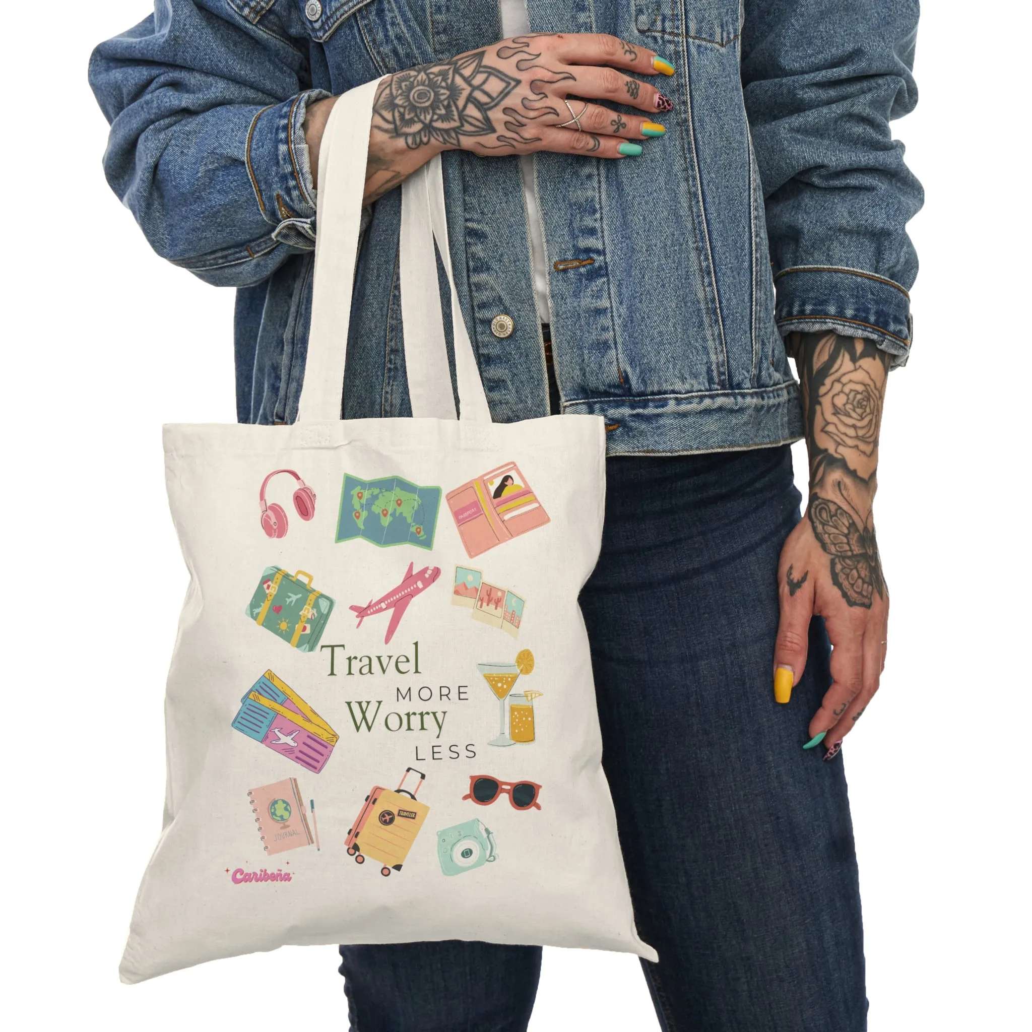 Travel More Worry Less Tote Bag