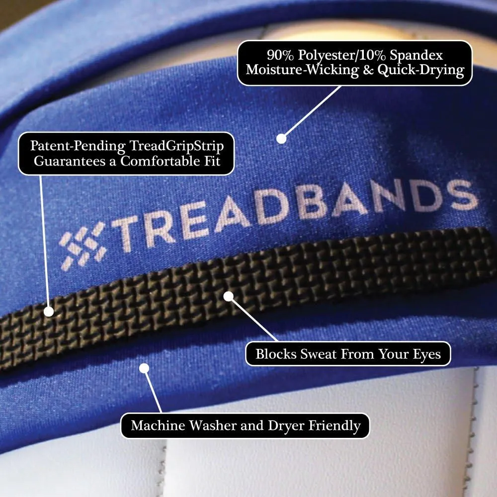 TreadBands All Terrain Tieback Non Slip Headband - Solid Colors