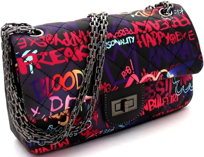 Trendeology Travel Duffel Bag Weekender Graffiti Novelty Tote Handbag