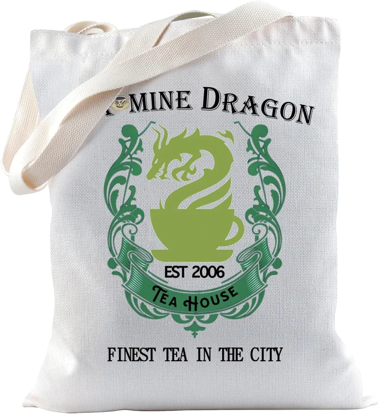 TSOTMO Cartoon Series Merchandise Gift Dragon Tote Bag Tea House Gift Uncle Iroh Tea House Anime