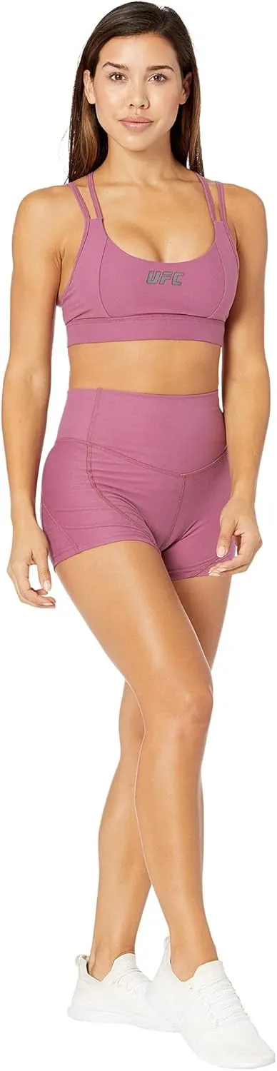 UFC 3" Extreme Workout Shorts for Women – High Waistline – 4-Way Stretchability – Blended Polyester