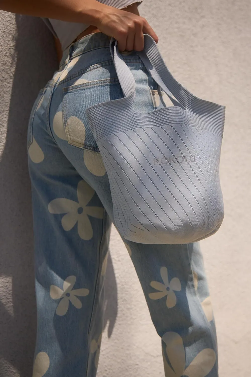Ultra Lightweight Tote Bag For Women (18.7” x 8.5”) - Upcycled Flexible Machine Washable Shopping Tote Bag For Women