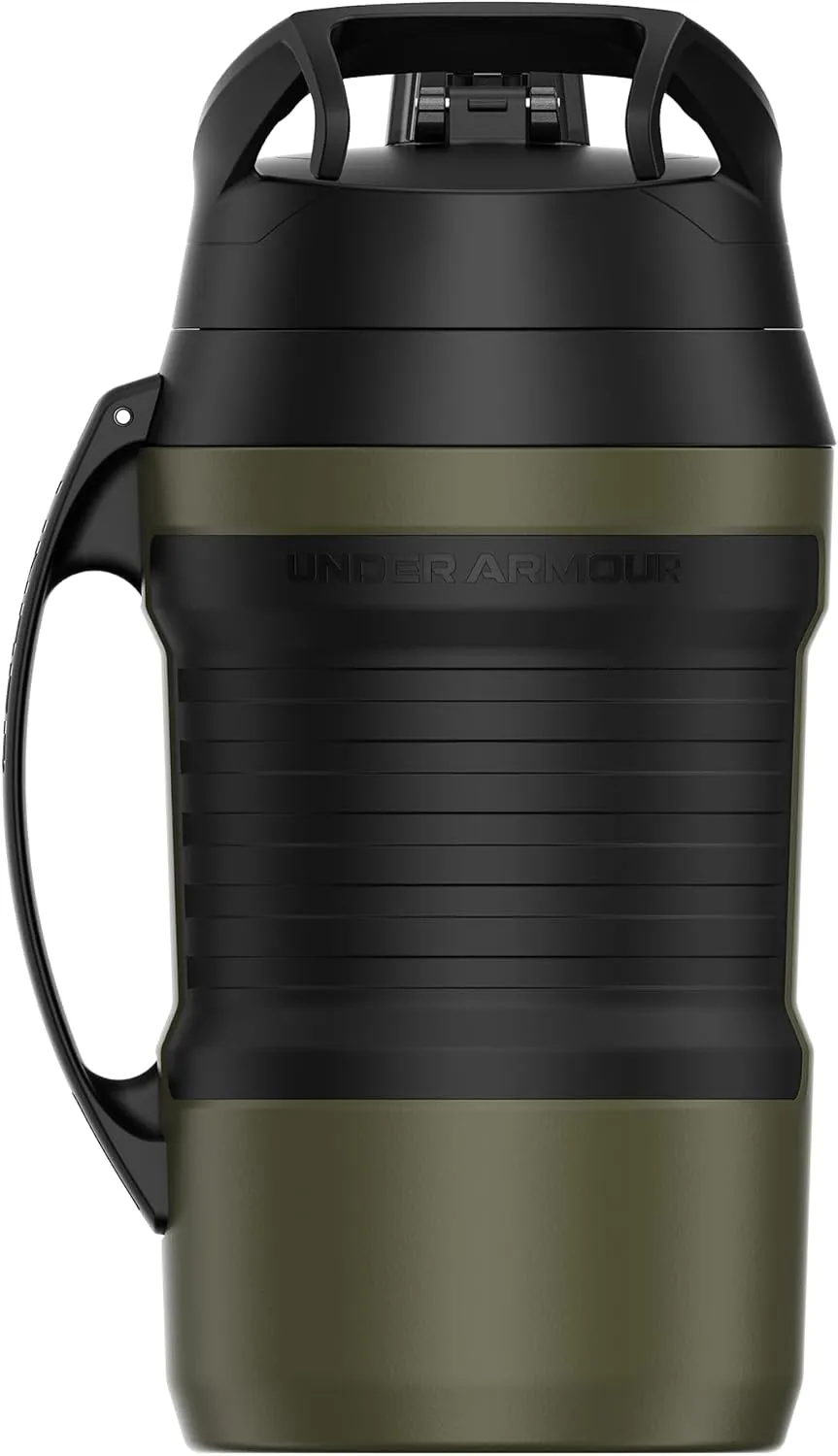 Under Armour Half Gallon Water Bottle Insulated, 64oz Insulated Water Bottle with Handle, Sports Water Jug, Fence Hook, Leak Resistant, for Baseball, Football & More