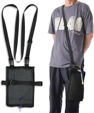 Urine Bag Cover, Postoperative Body Fluid-Carrying Shoulder Bag, Adjustable Shoulder Strap, Urine Drainage Bag Holder with Quick Release Buckle