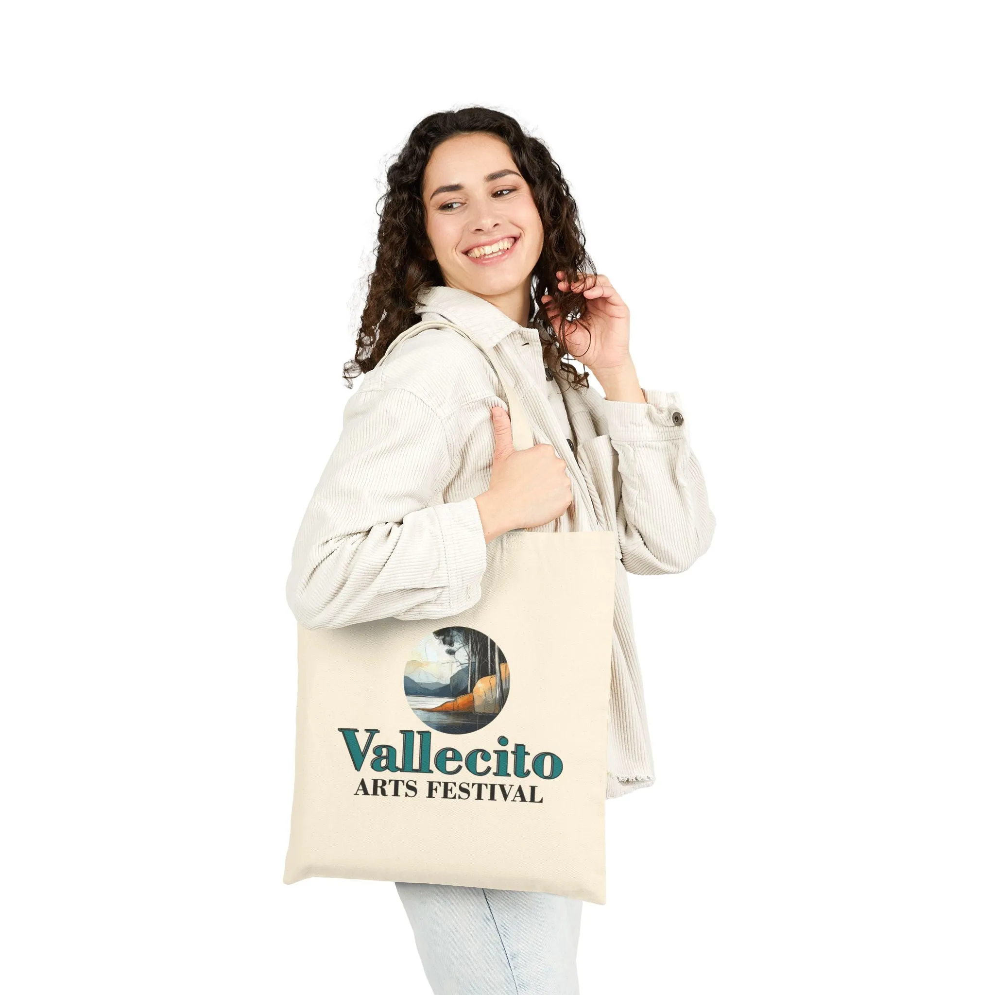Vallecito Arts Festival Cotton Canvas Tote Bag