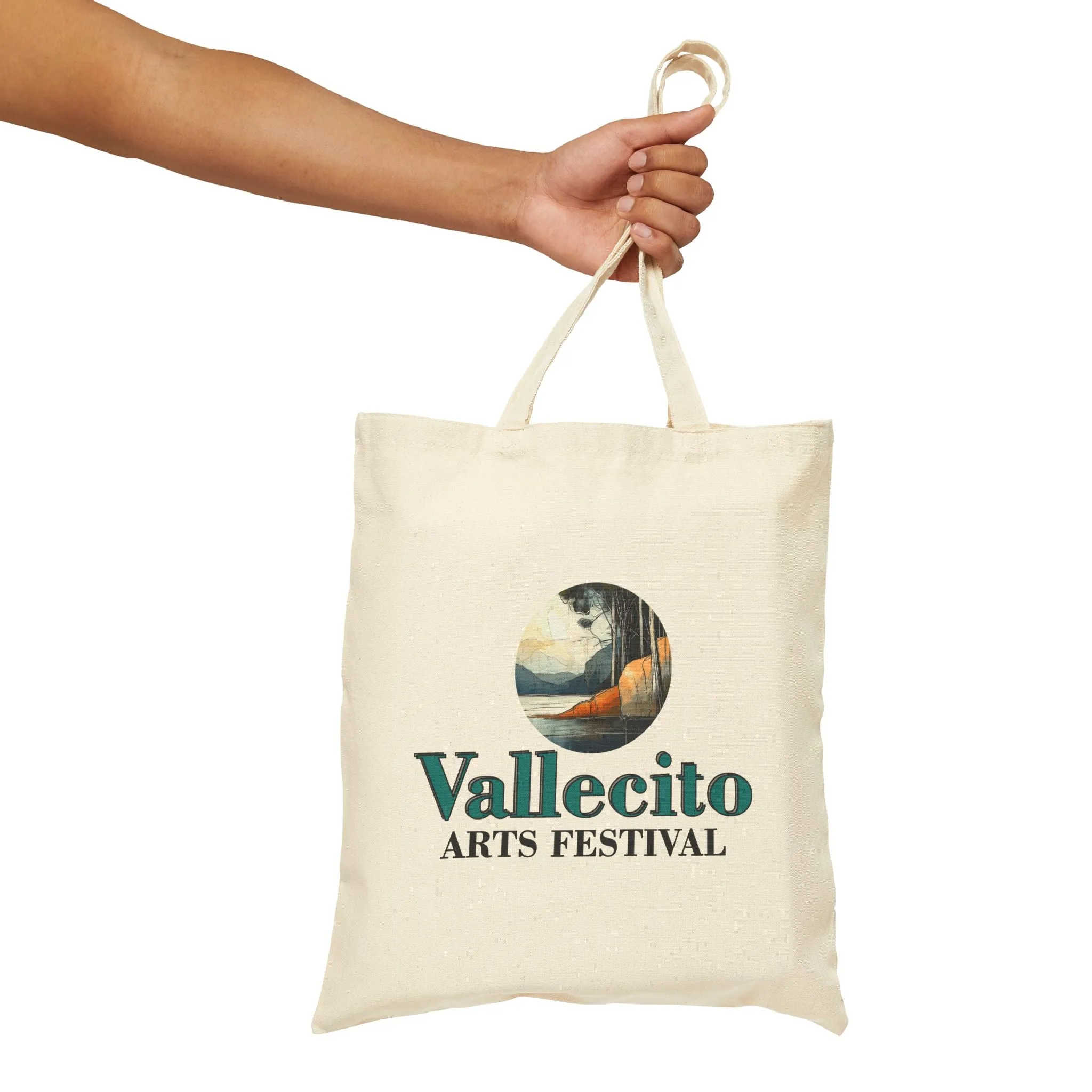 Vallecito Arts Festival Cotton Canvas Tote Bag