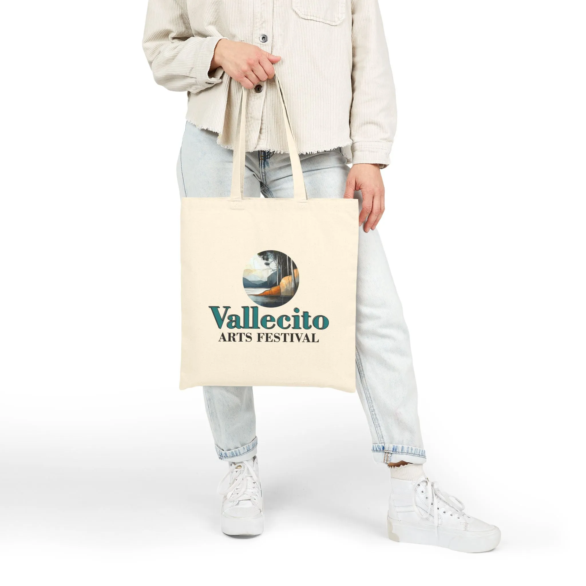 Vallecito Arts Festival Cotton Canvas Tote Bag