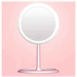 Vanity Led Mirror Makeup Mirror Light HD Table Mirror Smart Touch Control Adjustable Light Desk Cosmetic Mirrors Standing Mirror