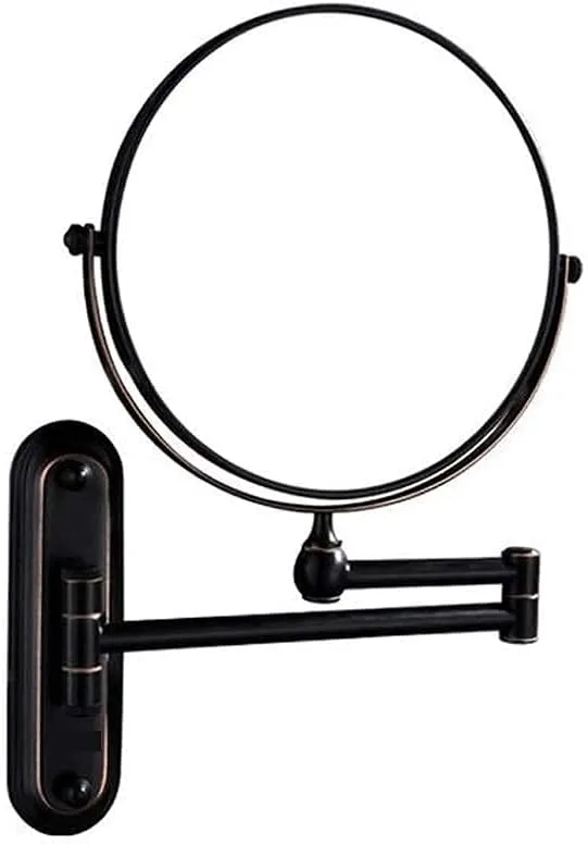 Vanity Mirror Makeup Mirror Vanity Mirror Wall Mounted Magnification and Normal Double-Sided 360° Rotating Extendable for Bathroom Cosmetic Mirror /10X