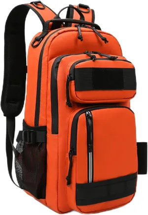 Versatile Fishing Backpack with Rod Holder and Adjustable Straps