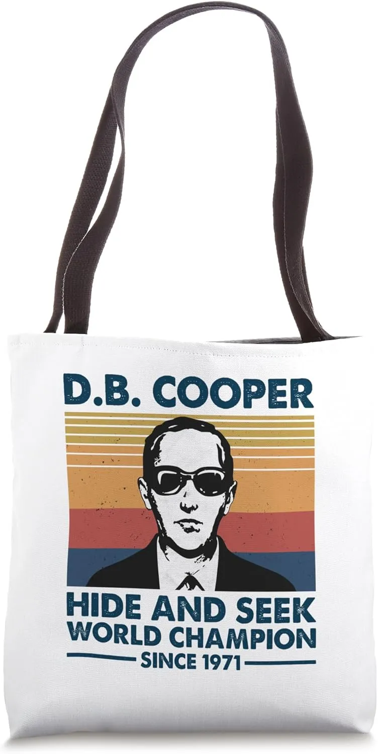 Vintage Hide And Seek World Champion Since 1971 DB Cooper Tote Bag