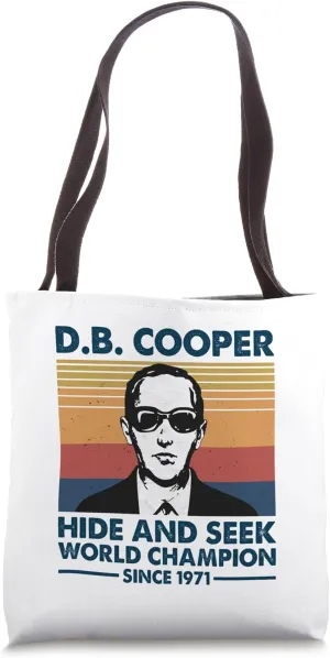 Vintage Hide And Seek World Champion Since 1971 DB Cooper Tote Bag