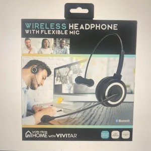 Vivitar Bluetooth Wireless Headphone with Flexible Mic