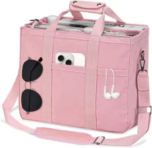 VOFANK Canvas Tote Bag for Women with Zipper and Compartments Large Work Bible Bag Crossbody Shoulder Bag Travel Handbag