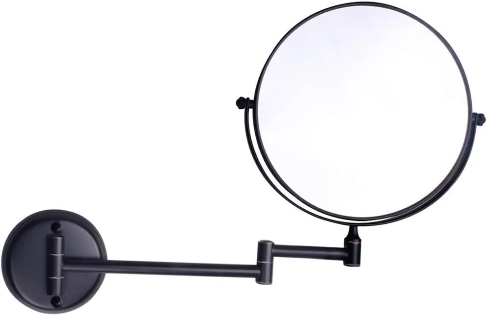 Wall Mounted Makeup Mirrors Magnifying Extend Sturdy Double Sided Adjustable Cosmetic Mirror Bathroom Shaving Vanity Mirror