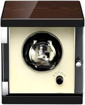 Watch Box Watch Case Watch Organizer Watch Box Transparent Cover Mechanical Watch Storage Box Display The Watch Watch Cases For Men (Color : A, Size : Store one watch beige lining)