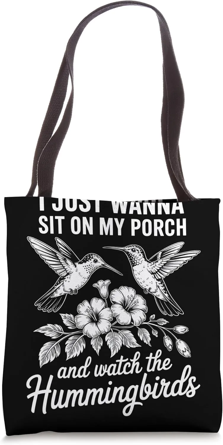 Watch Hummingbirds Birding Birdwatcher Tote Bag