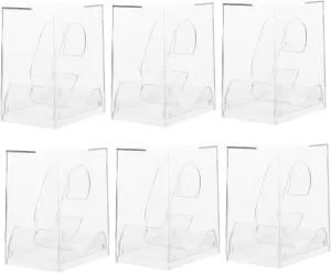 Watch Storage Display Case 6 Pack Watch Packaging Boxes for Men Women Boys and Girls Small Lightweight