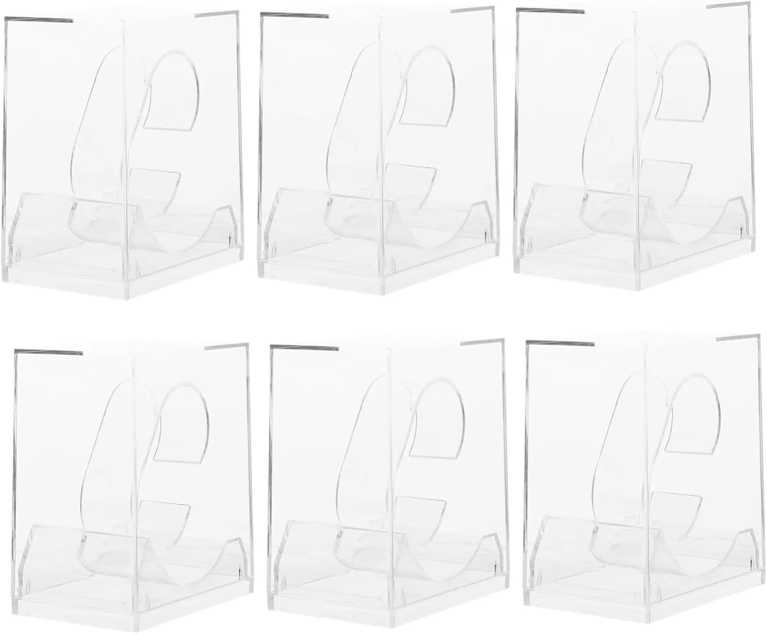 Watch Storage Display Case 6 Pack Watch Packaging Boxes for Men Women Boys and Girls Small Lightweight