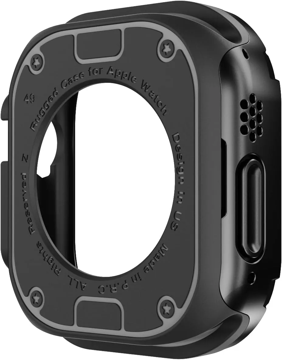 WatchCase for Apple Watch Ultra Cover 49mm 40mm 41mm 44mm 45mm 42mm 38mm Anti-Fall Shell iWatch Series 9 8 7 6 5 4 SE 3 2 Watch Case(Transparent,42/44/45/49mm)