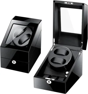 Watches Mechanical Watches Box Automatic Watch Winder Rotator Holder PU Leather Watch Winding Storage Case 2 3 Display Silent Operation (Color : 5 Size : Medium)