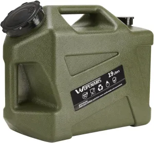 Water Container Water Jug with Spigot with (3.2-5) Gallons Portable No Leakage for Camping,Vehicle, Car, Hiking, Hurricane Supplies RV