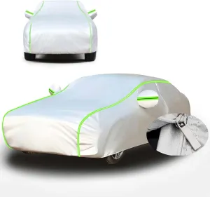 Waterproof Car Cover Compatible with Mazda Biante 2008-2018, Waterproof, Dustproof, Windproof, Snowproof Car Cover with Reflective Strips All-Weather Protection Car Cover (Color : D, Size : Without