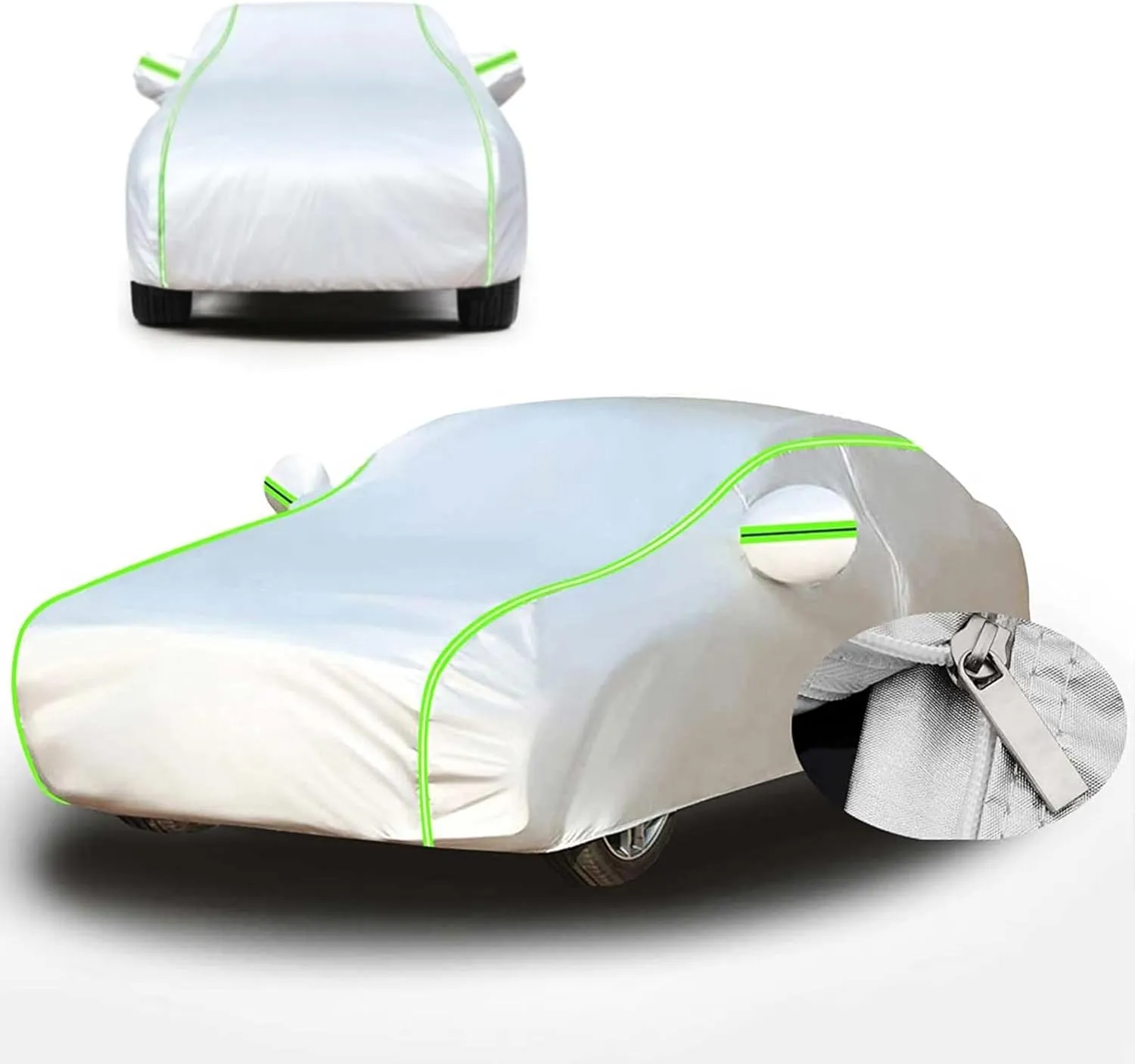 Waterproof Car Cover Compatible with Mazda Biante 2008-2018, Waterproof, Dustproof, Windproof, Snowproof Car Cover with Reflective Strips All-Weather Protection Car Cover (Color : D, Size : Without