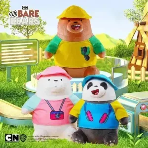 We Bare Bears Field Trip Edition Plushies (25 cm)