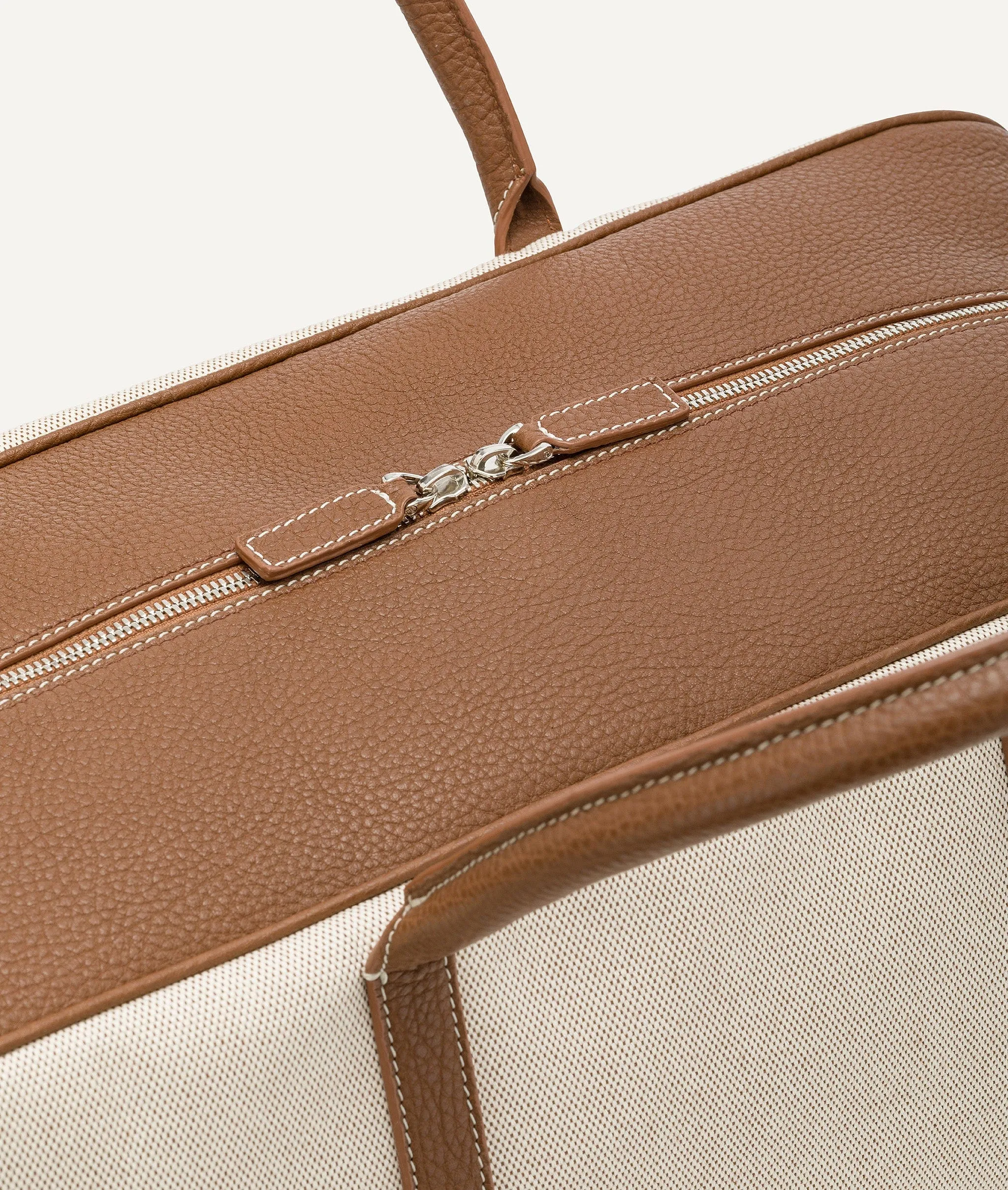 Weekender in Canvas and Calf Leather