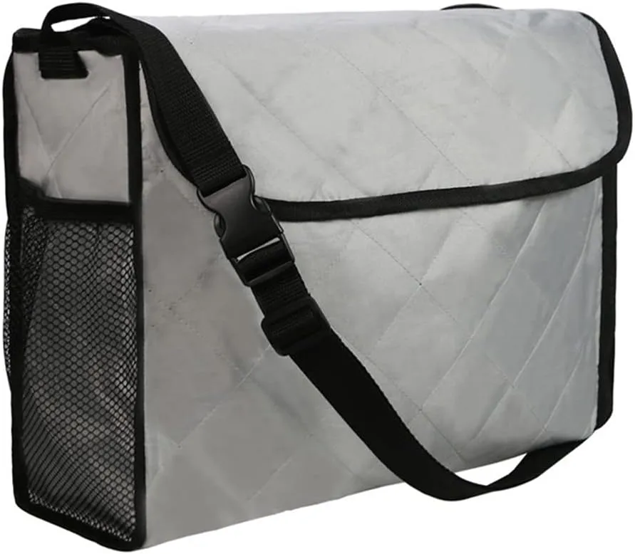 Wheelchair Bag Wheelchair Backpack Bag Wheel Chair Storage Tote Accessory Waterproof Travel Messenger Backpack for Men, Women, Handicap, Elderly and Storage Travel Items (Grey)