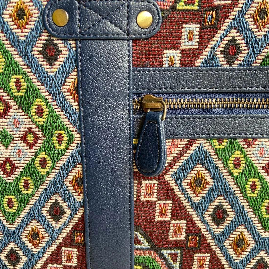 Wildflower Midnight at Magnolia Weekender Travel Bag for Women