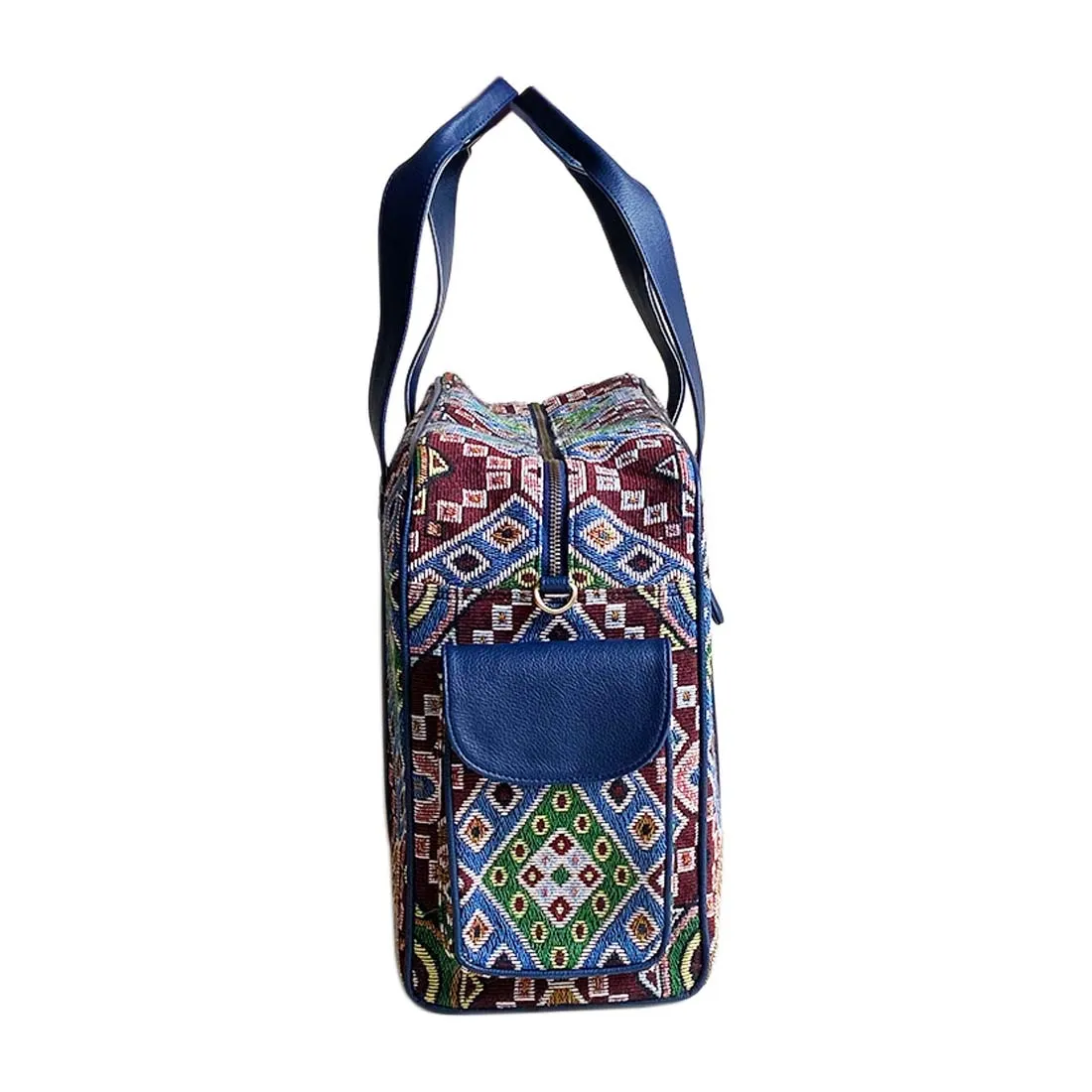 Wildflower Midnight at Magnolia Weekender Travel Bag for Women