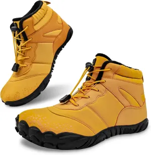 Winter Barefoot Shoes Women Hike Barefoot Footwear Men Grounded Footwear Non-Slip Sole Wide Toe Box for Hiking Trail