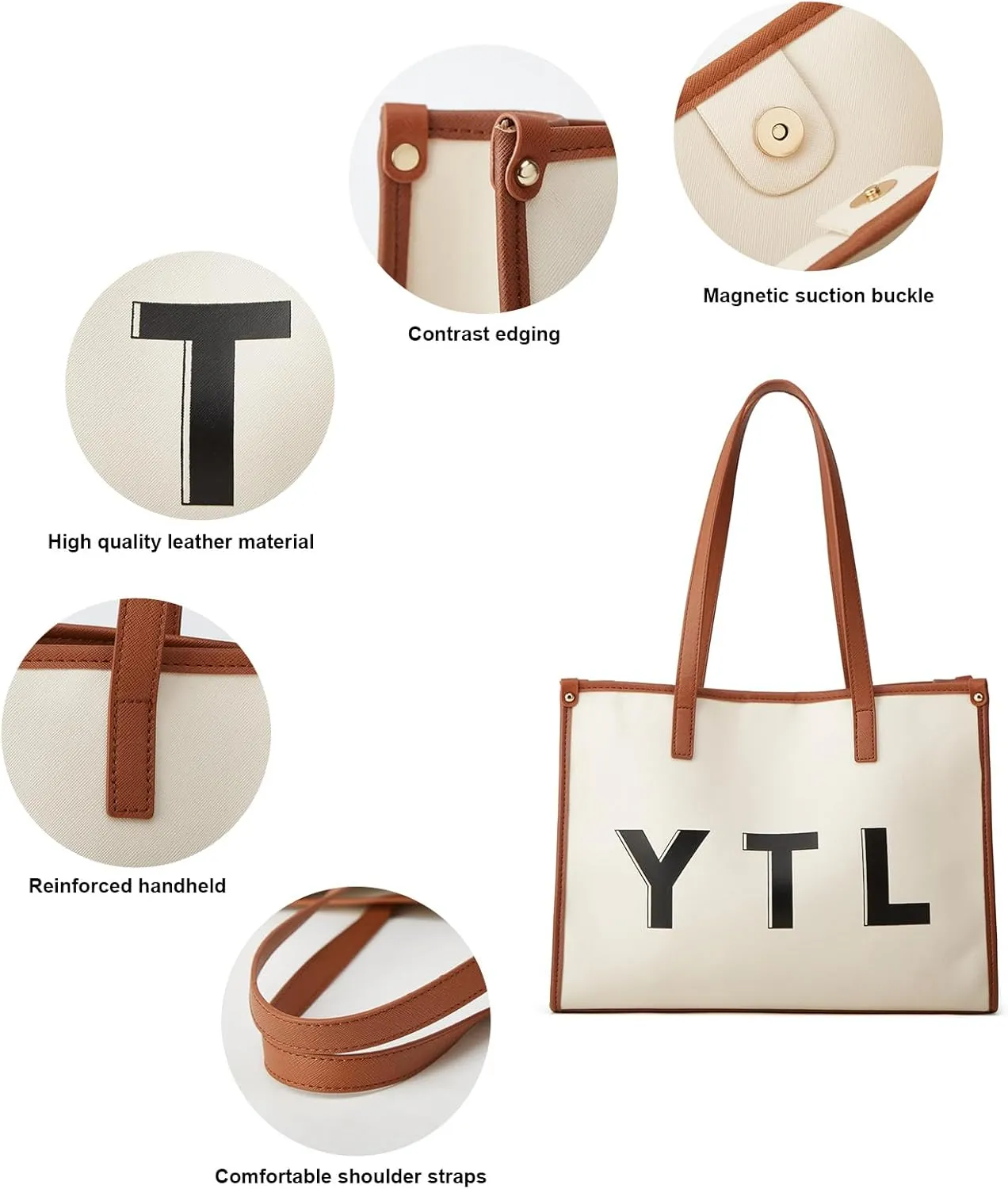 Women Fashion Handbag Wallet Tote Bag Shoulder Bag Top Handle Satchel Purse Set