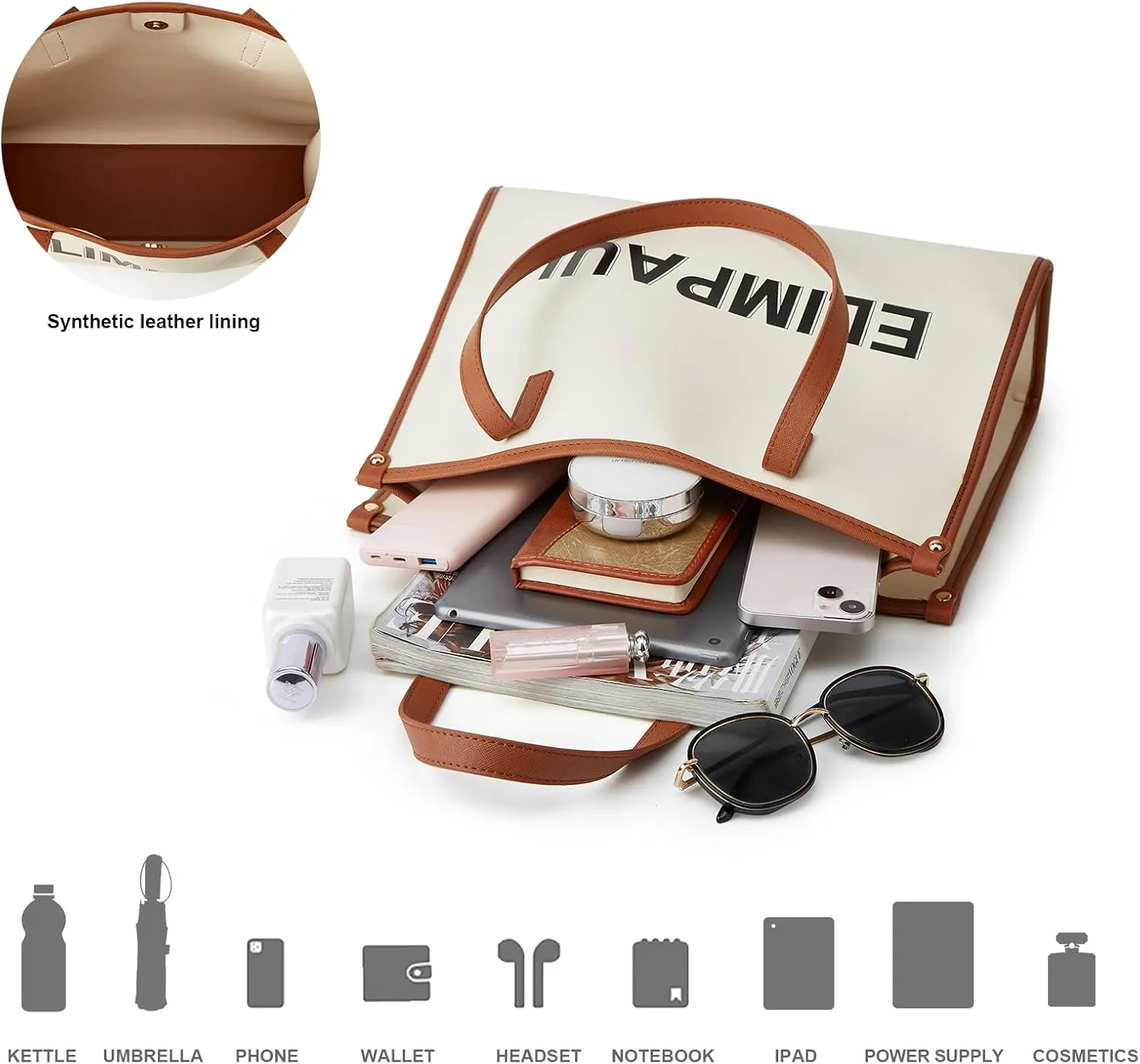 Women Fashion Handbag Wallet Tote Bag Shoulder Bag Top Handle Satchel Purse Set