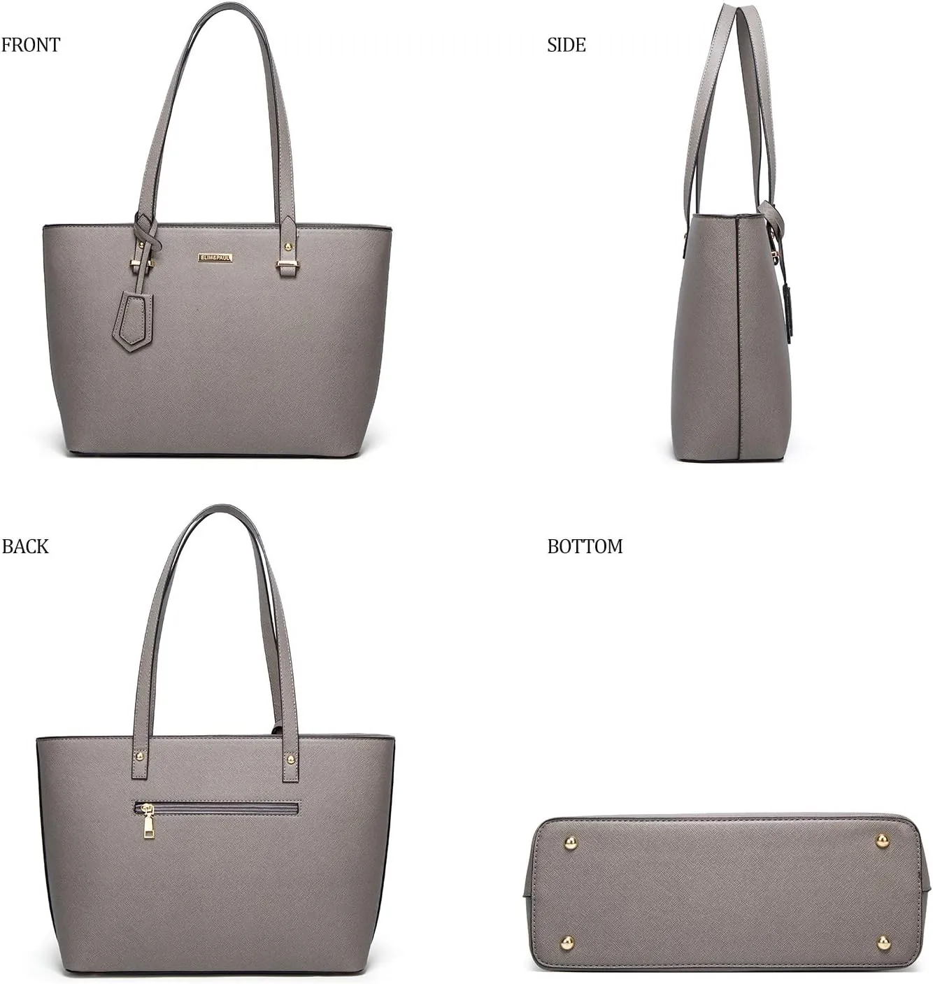 Women Fashion Handbags Wallet Tote Bag Shoulder Bag Top Handle Satchel Purse Set 4pcs
