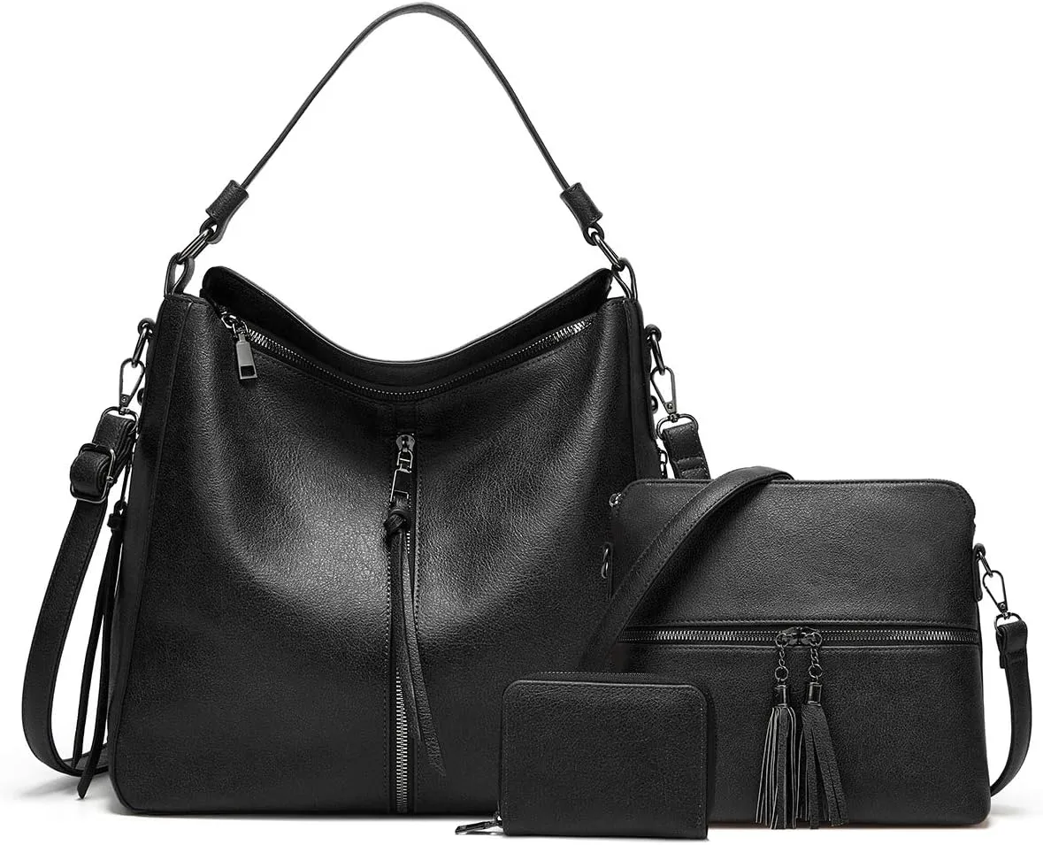 Women Fashion Handbags Wallet Tote Bag Shoulder Bag Top Handle Satchel Purse Set