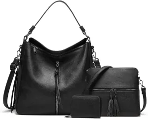 Women Fashion Handbags Wallet Tote Bag Shoulder Bag Top Handle Satchel Purse Set