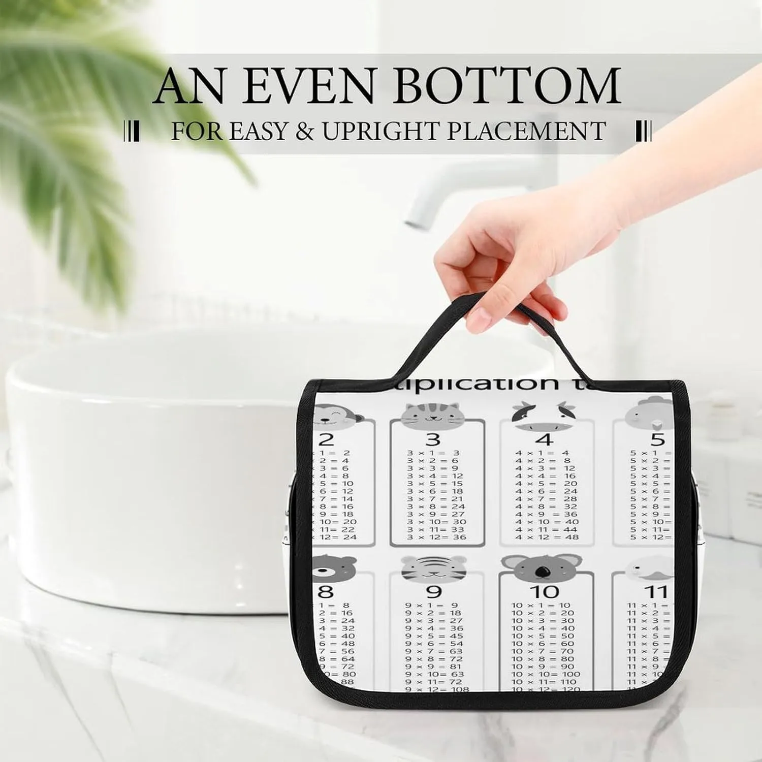 Women Hanging Toiletry Wash bag, Travel Cosmetic Storage Case Organizer
