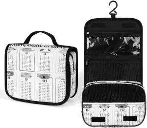 Women Hanging Toiletry Wash bag, Travel Cosmetic Storage Case Organizer