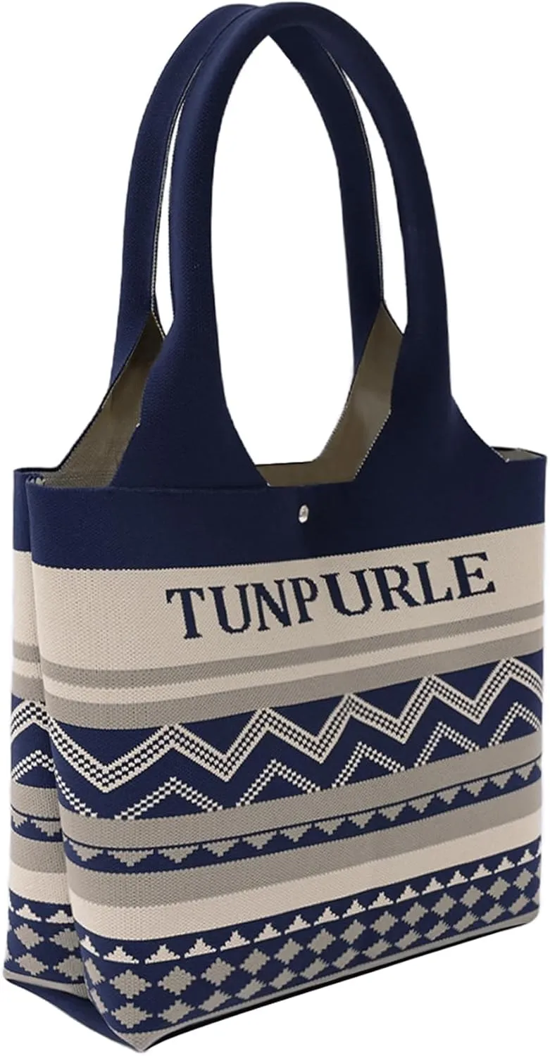 Women Tote Bag Lightweight Top Handle Bag Washable Shoulder Tote Handbag With Snap