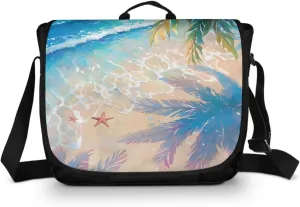 Women Vintage Flap Crossbody Bag Classic Large Messenger Bag Travel Shoulder Handbag Men Portable Laptop Satchel
