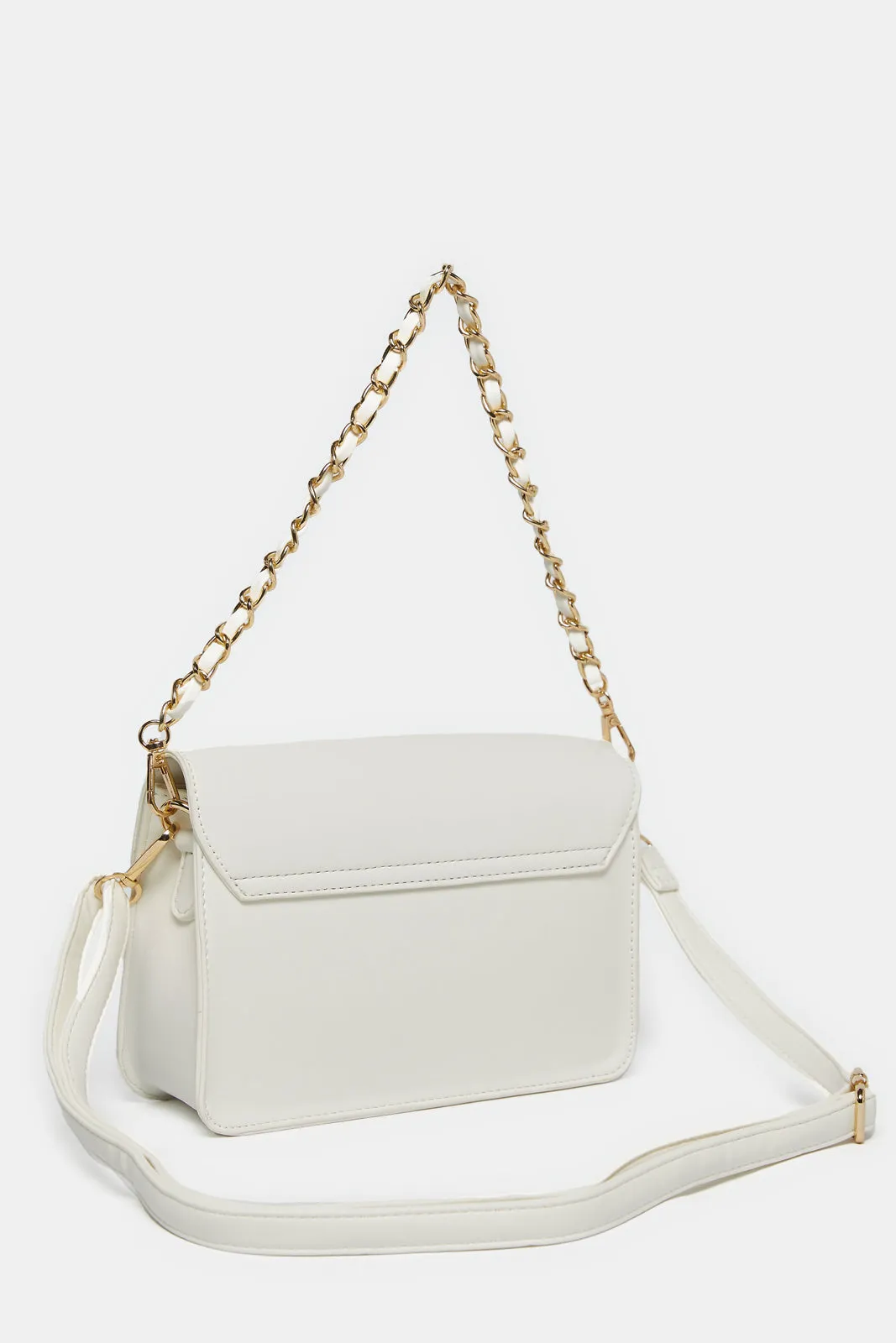 Women White Messenger Bag